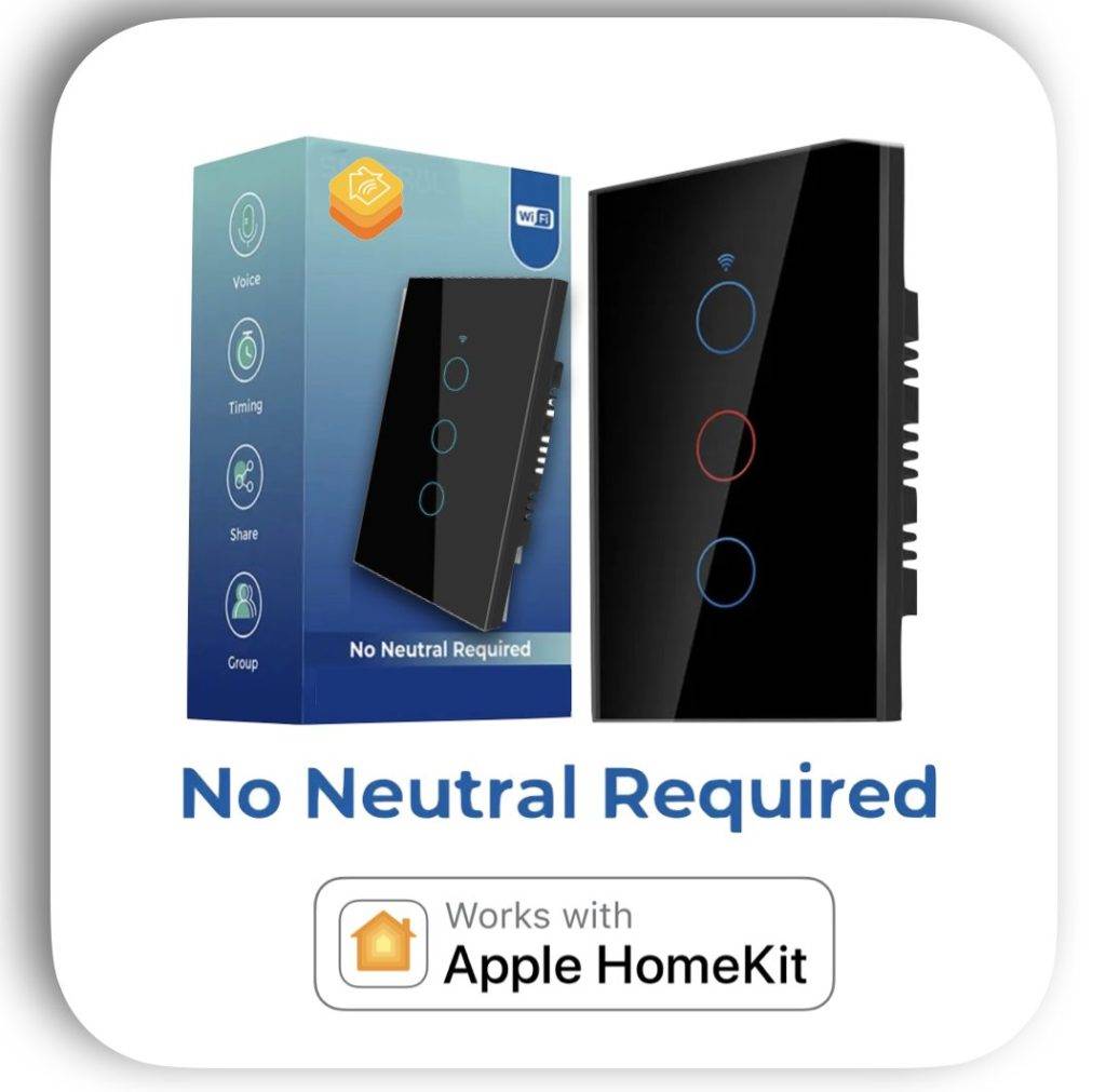 apagador sin neutro homekit