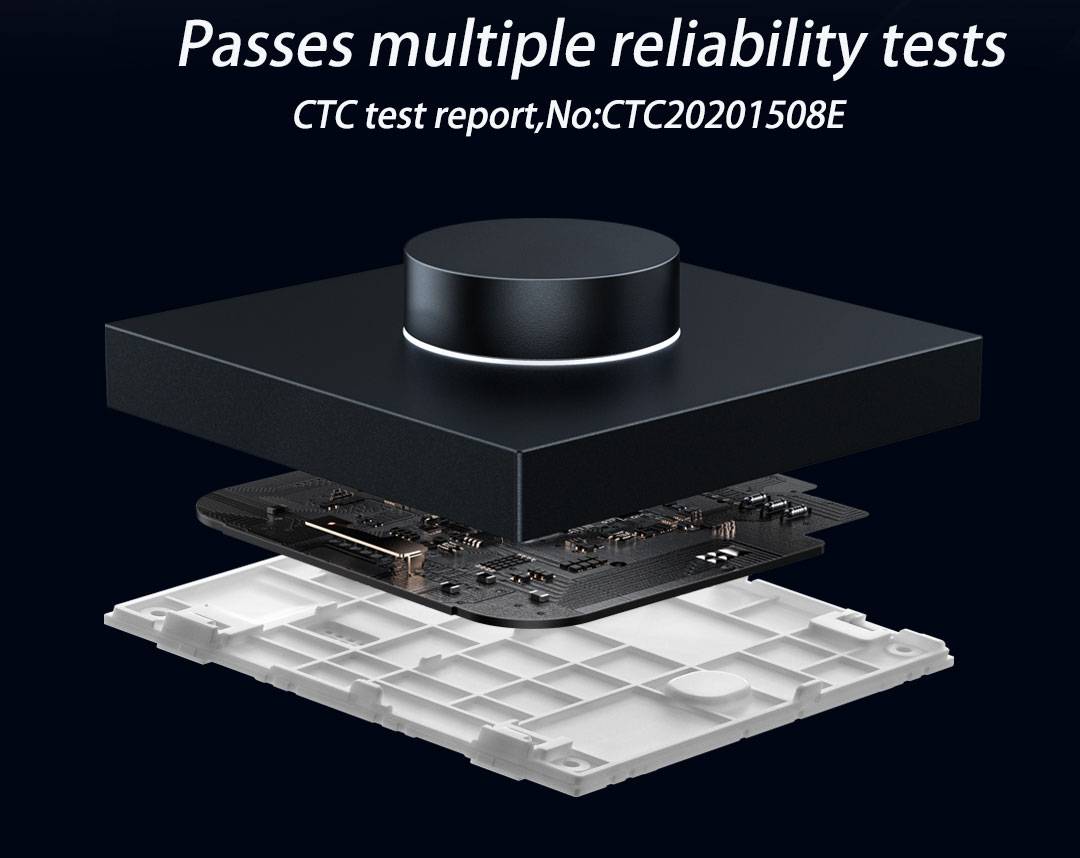 Aqara-atenuador inteligente H1, interruptor inalámbrico, ajuste inteligente, brillo de luz, vida en el hogar, Zigbee 3, Control remoto a través de Homekit